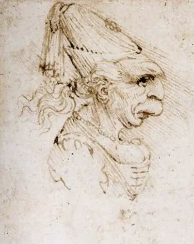 Caricature II Leonardo da Vinci